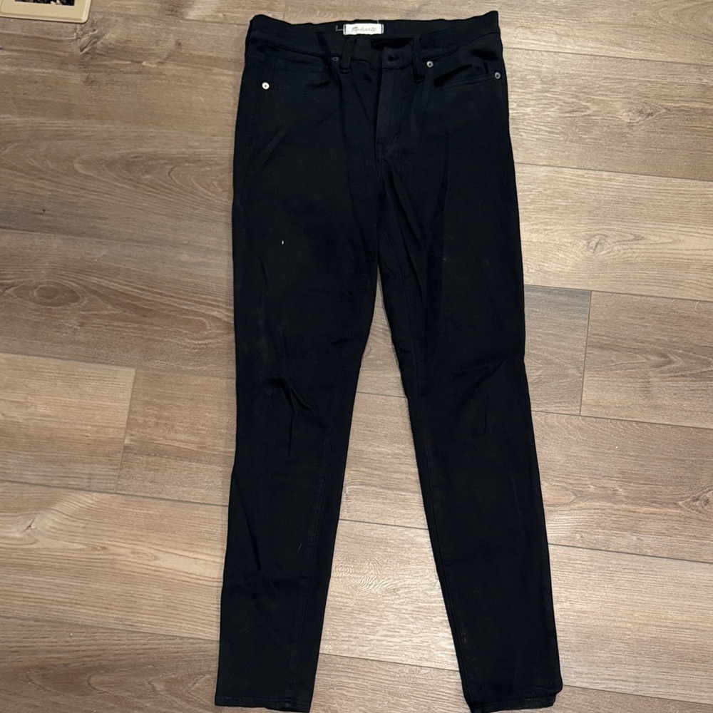 Madewell Black 9 inch high riser skinny skinny size 28